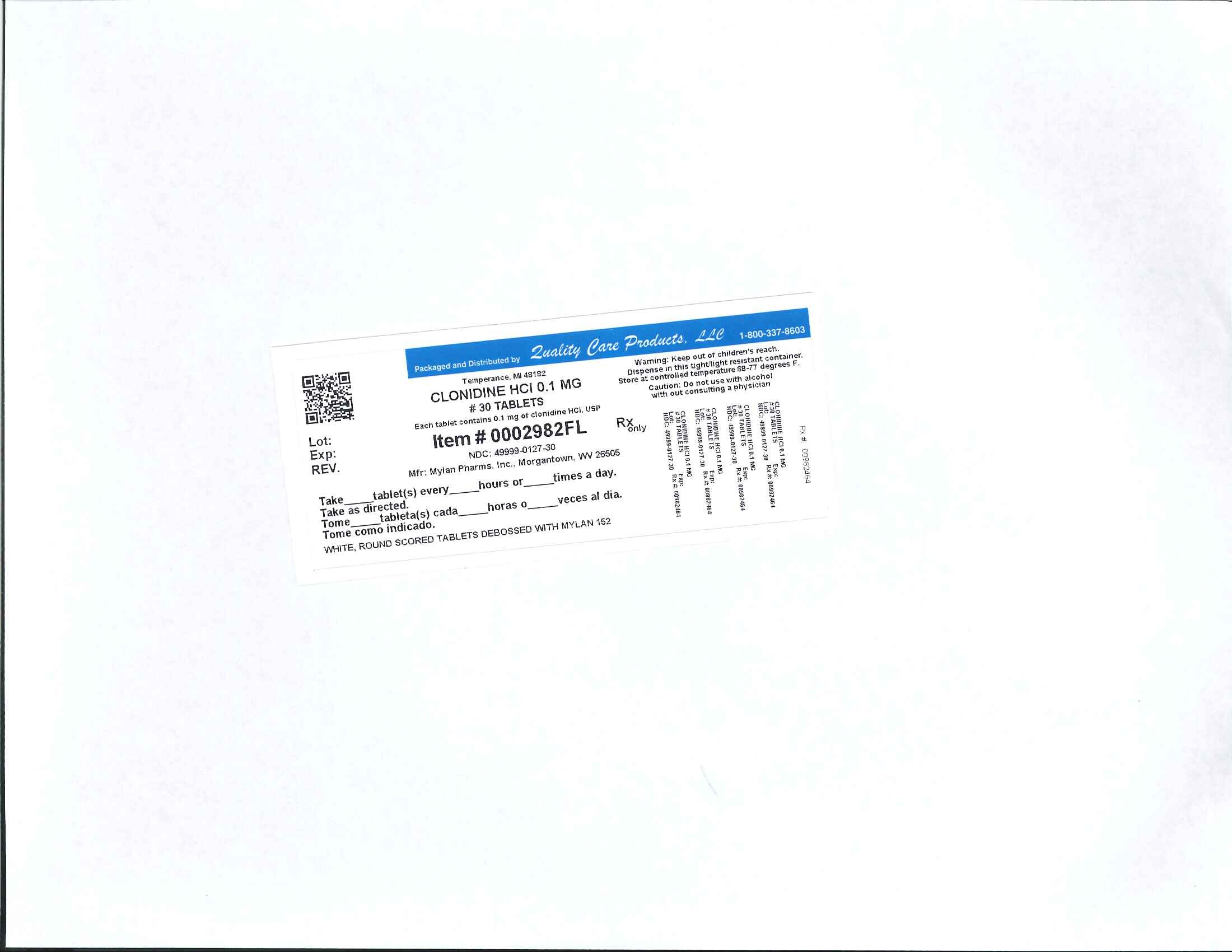 Clonidine Hydrochloride